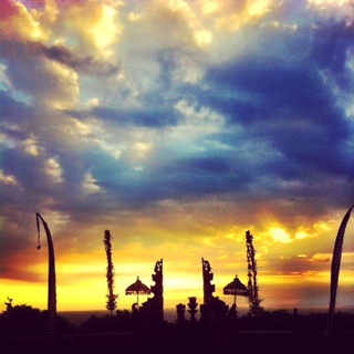 Sunset at Uluwatu